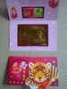 Folder Gold Foil Taiwan 2010 Chinese New Year Zodiac Stamp -Tiger (San Chung) Unusual - Unused Stamps