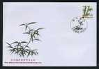 FDC Taiwan 2000 Bamboo Overprinted Stamp - FDC