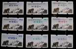 Taiwan 2005 4th Issued ATM Frama Stamps -Black Bear & Mount Jade - Kaohsiung Overprinted - Unused Stamps