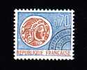 France Préoblitéré N°129 Neuf* Monnaie Gauloise - 1964-1988