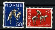 Norvège ** N° 573/574 - Cent. De L´école Centrale De Gym. - Unused Stamps