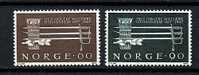 Norvège ** N° 507/508 - Sesquicent. De L´enseignement Militaire - Unused Stamps