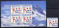 Greenland 1994 Olympic Games Lillehammer Stamp + S/s MNH - Winter 1994: Lillehammer
