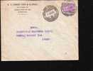 D121 Italia Cover Effige VE III 50c 1928 - Versichert