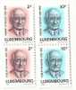 Luxembourg, Year 1986, SG 185-1186b(2x), Robert Schuman, MNH/PF - Nuovi