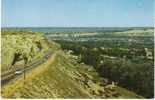 Billings MT Panorama View On C1950s Vintage Postcard, Auto - Billings