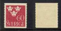 SUEDE / 1939 - # 266 ** / 60 ö. Carmin - Unused Stamps