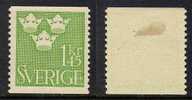 SUEDE / 1939 - # 272 * / 1.45 K. Vert Jaune - Unused Stamps