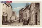 Carte Postale Ancienne Saint Jean Soleymieux - Grande Rue - Saint Jean Soleymieux