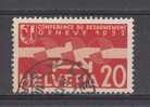 Suisse YT PA 17 Obl : Désarmement - Used Stamps