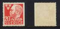 SUEDE / 1947 - # 326a **  / 20 ö. Rouge / DENTELE 3 COTES - Unused Stamps