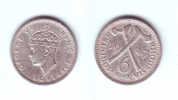 Southern Rhodesia 6 Pence 1947 King George VI - Rhodesia