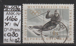 1963 - ÖSTERREICH - SM A.Satz "IX. Olymp. Winterspiele In Innsbruck" 1 S Mehrf - O  Gestempelt  - S.Scan (1166o 02   At) - Gebruikt