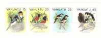 VANUATU Oiseaux (2) Légende Postale Bilingue   639 642** - Colibríes