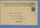 401 Op Brief " Administration Communale De Watermael-Boitsfort" Met Stempel BOITSFORT (VK) - 1934-1935 Léopold III