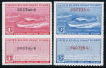 US RVB1-2 Mint Never Hinged Complete W/Labels - First & Only Boat Tax Stamps - Fiscale Zegels