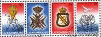 40 Jahre Waffenstillstand 1945 Luxemburg 1127/0+ Block 14 O 7€ Taube Orden Kriegs-Verdienstkreuz M/s Sheet Bf Luxembourg - Usati