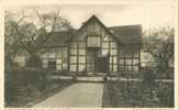 Britain United Kingdom Shakespeare's Birthplace From The Garden, Stratford-on-avon Early 1900s Postcard [P1481] - Stratford Upon Avon