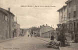 LIMONEST RUE DE LYOON ET LIGNE DU TRAMWAY ANIMEE POSTE - Limonest