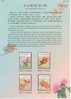 Folder Taiwan 2009 Flower Stamps (II)  Flora Cotton - Unused Stamps