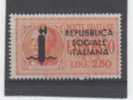 ITALY RSI - 1944 POS. 26 - V2946 - Mint/hinged