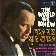 EP 45 RPM (7")  Frank Sinatra  "  The World We Knew  " - Jazz