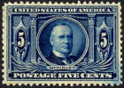 US #326 XF Mint Hinged 5c Louisiana Purchase Expo From 1904 - Neufs