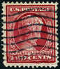 US #369 Used 2c Lincoln Bluish Paper From 1909 - Oblitérés