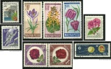 ● UNGHERIA 19. . - FIORI E SPAZIO -  N. . . Usati - Lotto N. 1786 /98 /92 /95 /96 /97 - Usati