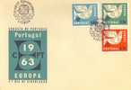 PORTUGAL 1963 EUROPA CEPT FDC /postmark PORTO/ - 1963