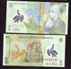 1 Leu Lot Of 100 UNC Polymer Plastic Notes Romania - Rumania