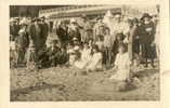 FOURAS LES BAINS (17) Carte Photo Concours De Sable 1922 Belle Animation - Fouras-les-Bains