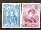 Monaco1975:Yvert1003/4  Mnh** - 1975