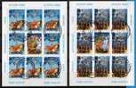 U-110   KOSOVO JUGOSLAVIA EUROPA CEPT 2002  CIRCO - STAMPS- 2 MINI SHEETS  RR  USED - 2002