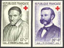 France Y&T 1224-25, B327-28 Mint Never Hinged Imperf Red Cross Set From 1958 - Sin Clasificación