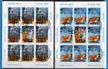 U-110   KOSOVO JUGOSLAVIA EUROPA CEPT 2002  CIRCO - STAMPS- 2 MINI SHEETS  RR  USED - 2002