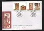 FDC 1997 Taiwan Classical Architecture Stamps Dragon Carving - FDC