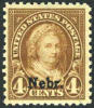 US #673 XF Mint Never Hinged 4c Martha Washington Nebr. Overprint From 1929 - Unused Stamps