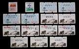 1995 - 2006 Taiwan Full Collection ATM Frama Stamps 56 Pieces - Automatenmarken [ATM]