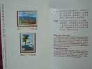 Folder Taiwan 1990 Scenery Stamps  Mount Pine Landscape - Unused Stamps