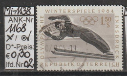 1963 - ÖSTERREICH - SM A.Satz  "IX. Olymp. Winterspiele; Innsbruck" S 1,50 Mehrf. - O  Gestempelt - S.Scan (1168o 02 At) - Gebraucht