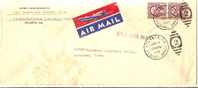 US - 1937 AIR MAIL COVER From ATLANTA To STAMFORD - Enveloppes évenementielles