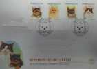 FDC Taiwan 2006 Pet Stamps (III) Dog Cat - FDC