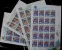 1999 Outdoor Activities Stamps Sheets Surfing Diving Rafting Windsurfing Coral Sail Sport - Rafting