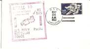 US - 2 - SPACE - APOLLO 10 - LUNAR MODULE US NAVY RECOVERY FORCE 1969 COVER From U.S.S. CARPENTER - Schmuck-FDC