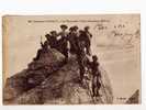 CPA    74       ANNECY       1925  LA TOURNETTE       POINT CULMINANT         GROUPE D ALPINISTES - Mountaineering, Alpinism