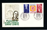 HOMENAJE AL GENERAL CHARLES DE GAULLE  Edifil 245-246  Año 1972  MUY NUEVO - FDC