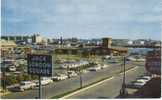 Jack London Square, Oakland CA, 1950s Autos, Restaurant, On Vintage Postcard - Oakland