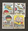 Checoslovaquia - Czechoslovakia Nº Scott  Aéreo C89-92 - Yvert 2232-35 (usado) (o). - Poste Aérienne