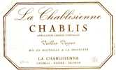 Etiquette De Vin Bourgogne Chablis [magnum] La Chablisienne - Blancs